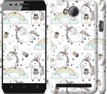 

Чехол Единорог и кофе для Huawei Y3II / Y3 2 841105