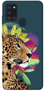 Чехол Взгляд леопарда для Galaxy A21s (2020)