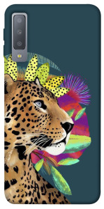 Чехол Взгляд леопарда для Galaxy A7 (2018)