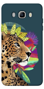 Чехол Взгляд леопарда для Galaxy J7 (2016)