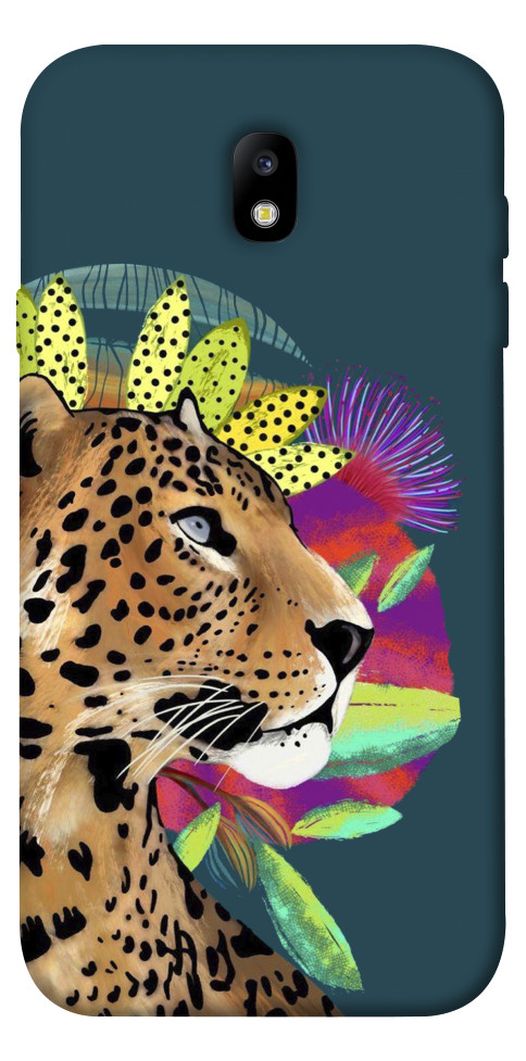 Чехол Взгляд леопарда для Galaxy J7 (2017)