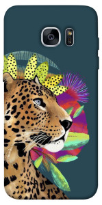 Чехол Взгляд леопарда для Galaxy S7 Edge