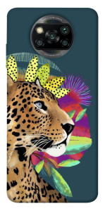 Чехол Взгляд леопарда для Xiaomi Poco X3 NFC
