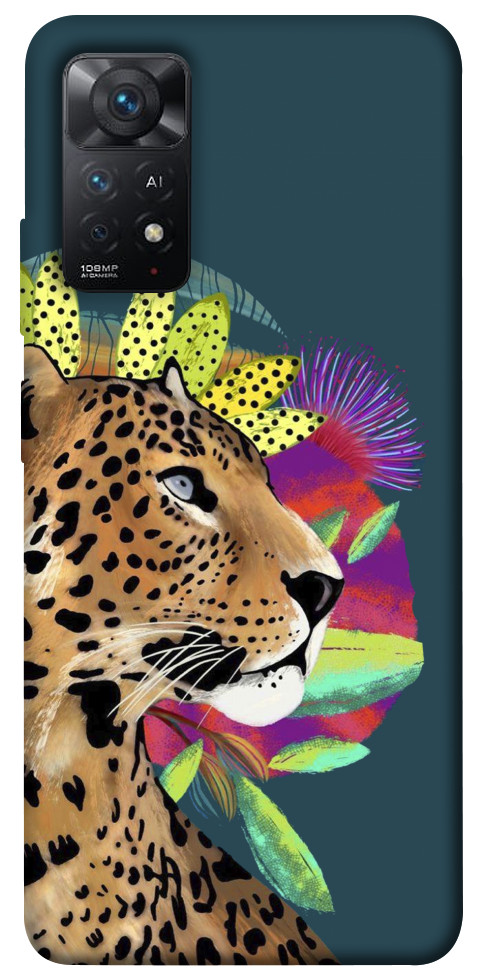 Чехол Взгляд леопарда для Xiaomi Redmi Note 11 Pro