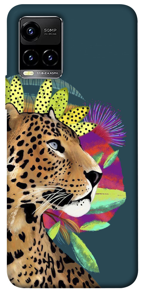 Чехол Взгляд леопарда для Vivo Y21