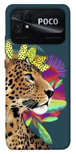 Чехол Взгляд леопарда для Xiaomi Poco C40