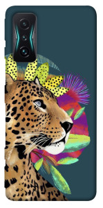 Чехол Взгляд леопарда для Xiaomi Redmi K50 Gaming