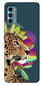 Чехол Взгляд леопарда для Motorola Moto G60
