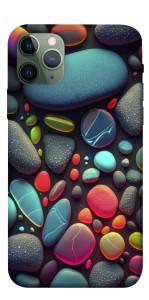 Чехол Разноцветные камни для iPhone 11 Pro
