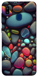 Чехол Разноцветные камни для Galaxy A20 (2019)