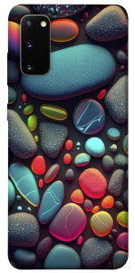 Чехол Разноцветные камни для Galaxy S20 (2020)