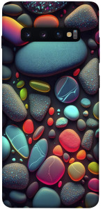 Чехол Разноцветные камни для Galaxy S10 Plus (2019)