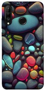Чехол Разноцветные камни для Huawei P30 Lite