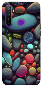 Чехол Разноцветные камни для Realme 5
