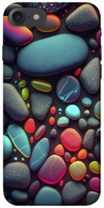Чехол Разноцветные камни для iPhone 8