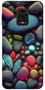 Чехол Разноцветные камни для Xiaomi Redmi Note 9 Pro