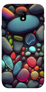 Чехол Разноцветные камни для Galaxy J7 (2017)