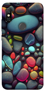 Чехол Разноцветные камни для Xiaomi Redmi Note 6 Pro