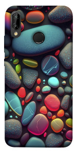 Чехол Разноцветные камни для Huawei P20 Lite
