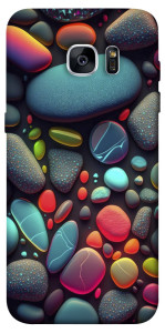 Чехол Разноцветные камни для Galaxy S7 Edge