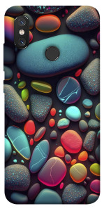 Чехол Разноцветные камни для Xiaomi Mi 8