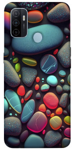 Чехол Разноцветные камни для Oppo A53