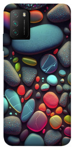 Чехол Разноцветные камни для Xiaomi Poco M3