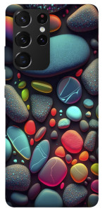 Чехол Разноцветные камни для Galaxy S21 Ultra