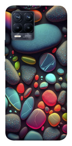 Чехол Разноцветные камни для Realme 8