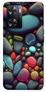 Чехол Разноцветные камни для Oppo A57s