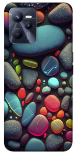 Чехол Разноцветные камни для Realme C35