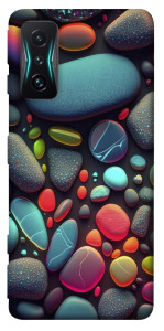 Чехол Разноцветные камни для Xiaomi Redmi K50 Gaming
