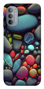 Чехол Разноцветные камни для Motorola Moto G31