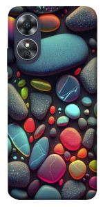 Чехол Разноцветные камни для Oppo A17