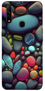Чехол Разноцветные камни для Oppo A8