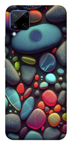 Чехол Разноцветные камни для Realme C15