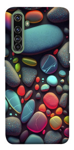 Чехол Разноцветные камни для Realme X50 Pro