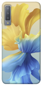 Чехол Абстрактный цветок для Galaxy A7 (2018)