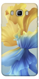 Чехол Абстрактный цветок для Galaxy J7 (2016)