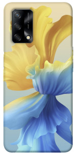 Чехол Абстрактный цветок для Oppo A74 4G