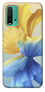 Чехол Абстрактный цветок для Xiaomi Redmi Note 9 4G