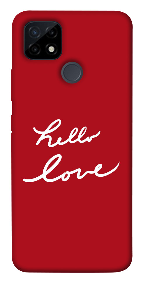 Чехол Hello love для Realme C12