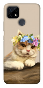 Чехол Cat in flowers для Realme C12