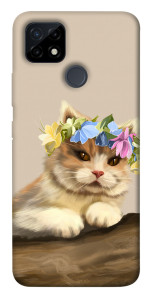 Чохол Cat in flowers для Realme C12