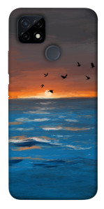 Чехол Закатное море для Realme C12
