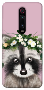Чехол Raccoon in flowers для Xiaomi Redmi K20 Pro