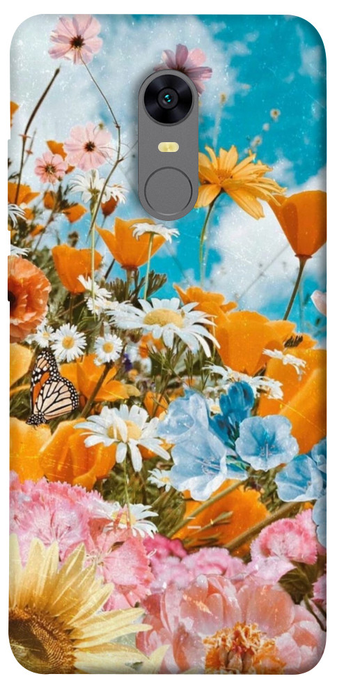 

Чехол Летние цветы для Xiaomi Redmi 5 1614064