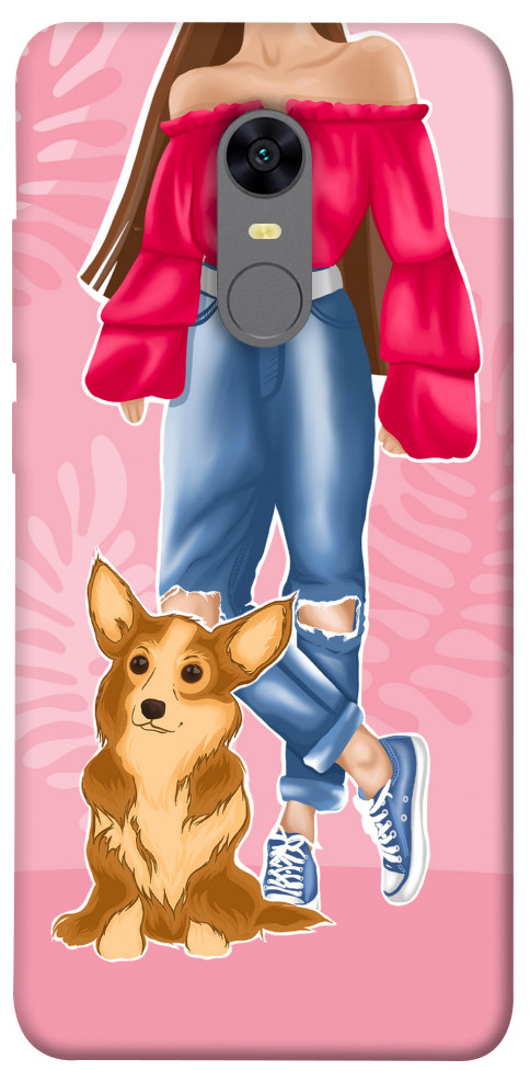 

Чехол Girl and corgi для Xiaomi Redmi 5 1614101