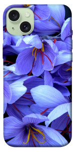 Чехол Фиолетовый сад для iPhone 15 Plus