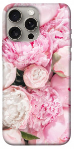 Чохол Pink peonies для iPhone 15 Pro Max